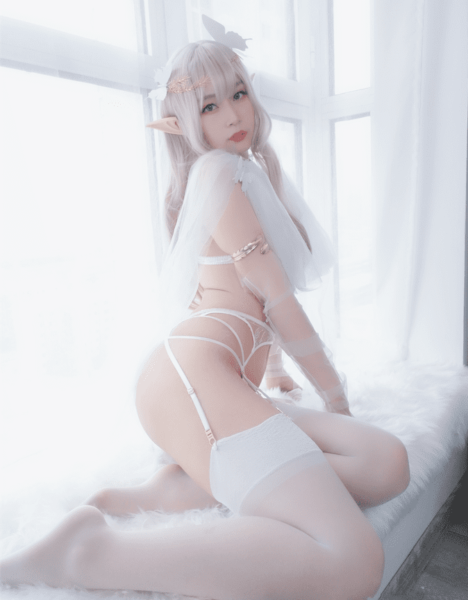 白银81-纯白精灵[45P/77MB]