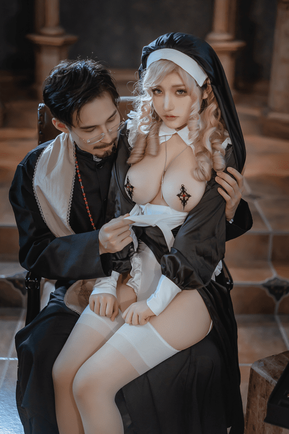 一笑芳香沁 – NO.032 修女与神父[42P11V-534MB]