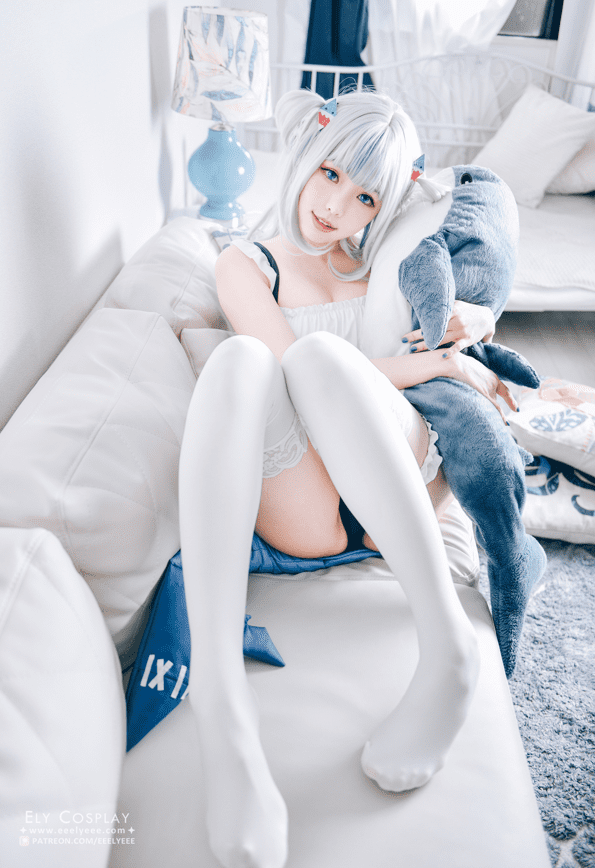 ElyEE子 – NO.071 噶呜·古拉(小鲨鲨) cosplay 泳装 [19P-46MB]