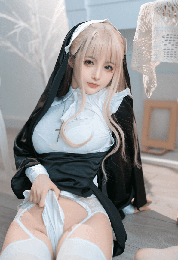 桜井宁宁–NO.037 修女[41P-283MB]