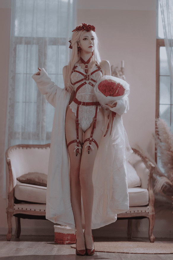 南桃Momoko–NO.080 玫瑰 [26P-68MB]