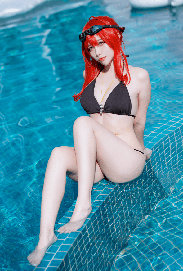 二佐Nisa–NO.125 碧蓝扎拉泳装 [15P-279MB]