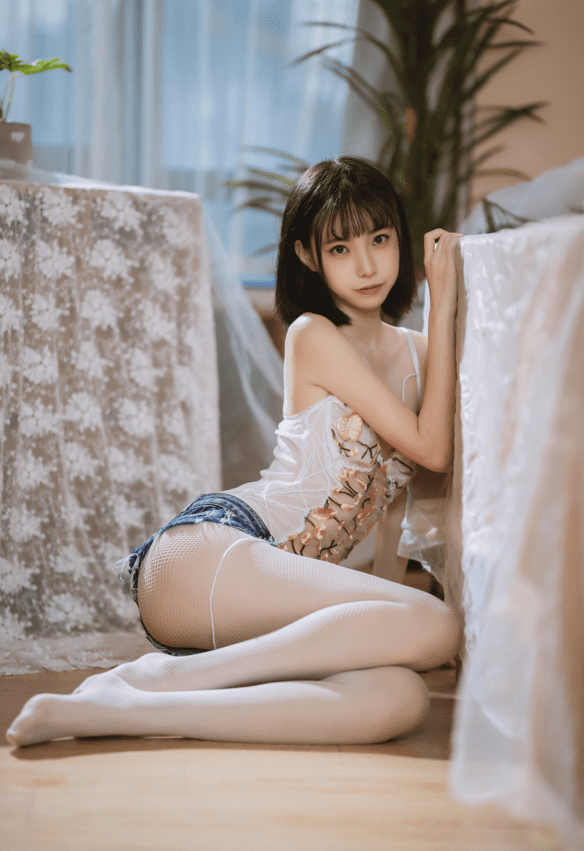 许岚LAN – NO.005 纯欲牛仔短裤[40P-555MB]