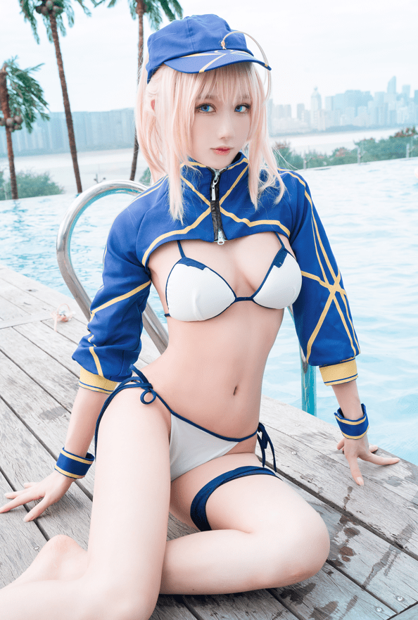 阿包也是兔娘 – NO.045 冲田总司泳装[26P-386MB]