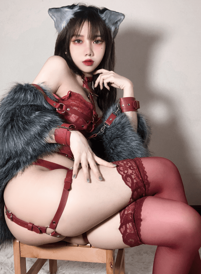 果咩酱w – NO.030 红太狼 [40P-179MB]