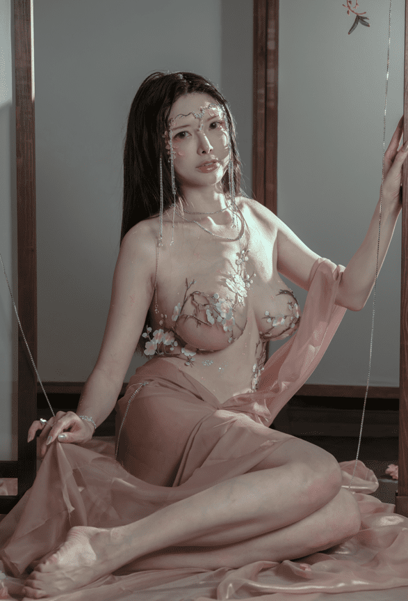 秋和柯基 – NO.63 粉 桃花神 [34P1V-639MB]