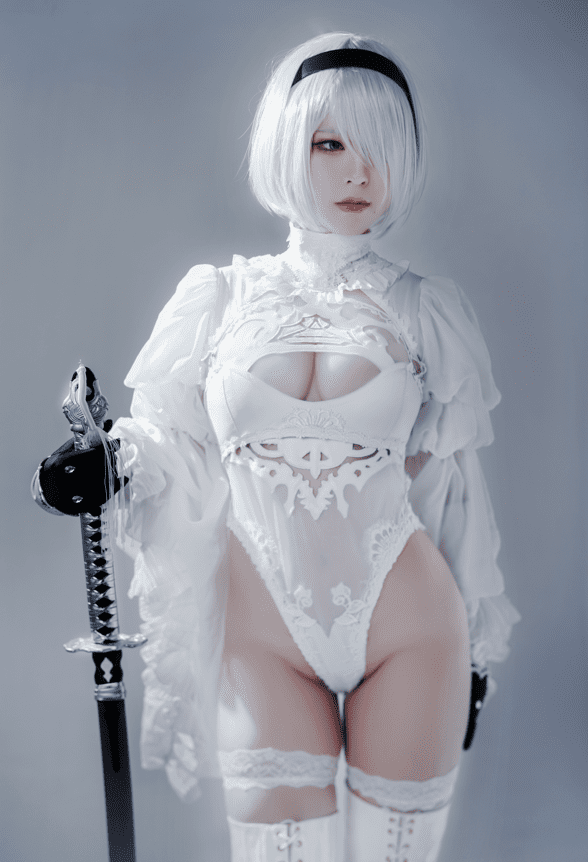 半半子 – NO.55 Automataヨルハ二号B型 白礼服[51P-91MB]