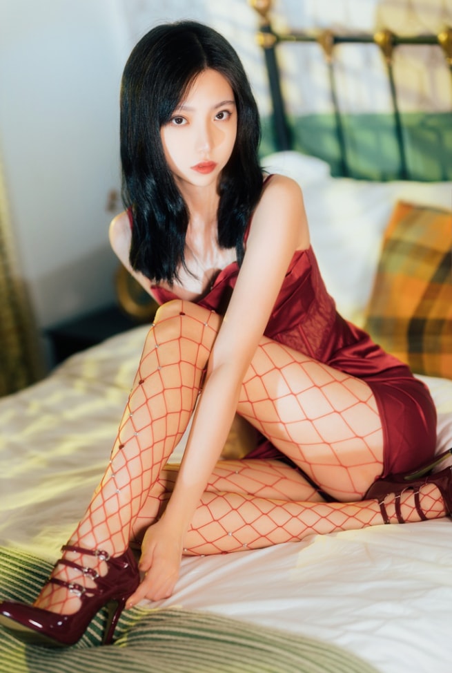 许岚LAN – NO.21 网袜红裙[40P-962MB]