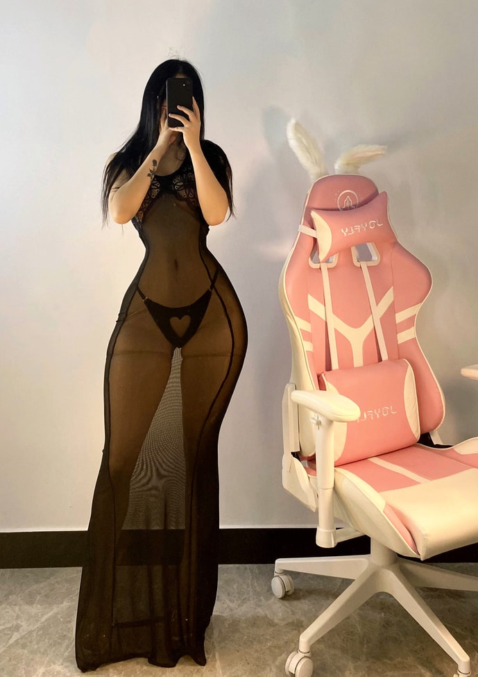 【微密圈】俏妞-黑色透明丁[12P1V-141MB]