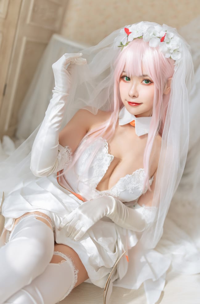 Momoko葵葵 NO.035 DARLING in the FRANXX 02 泳装 兔女郎&amp;花嫁 [61P-858M]