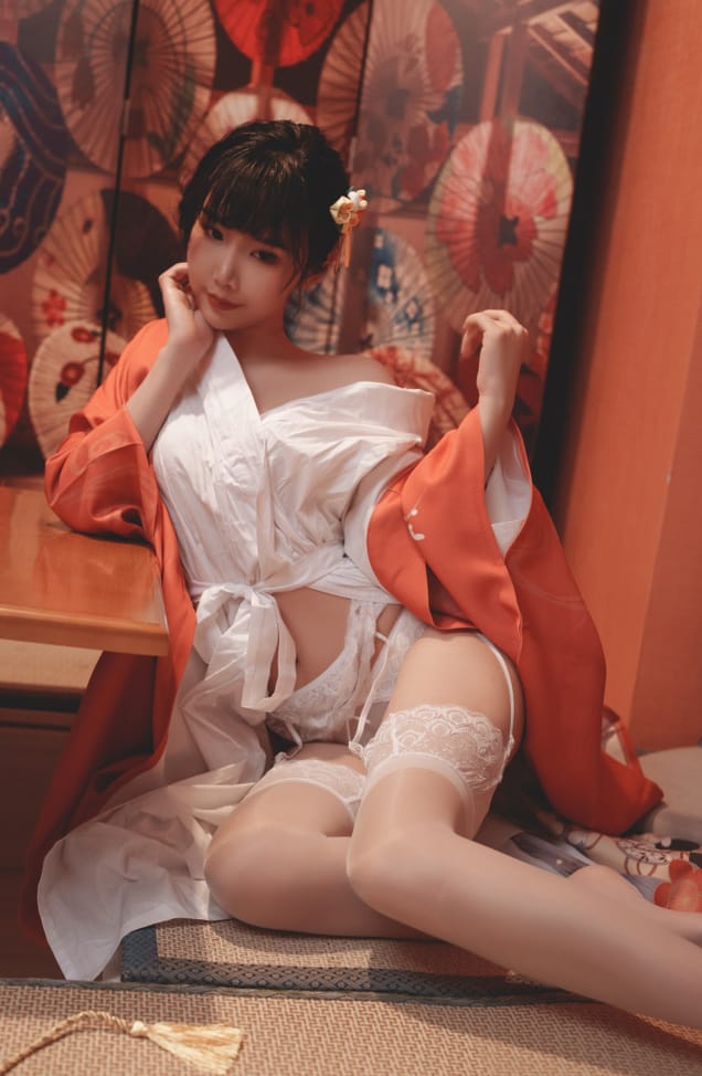 面饼仙儿 NO.129 饼子和服内景[37P-309M]