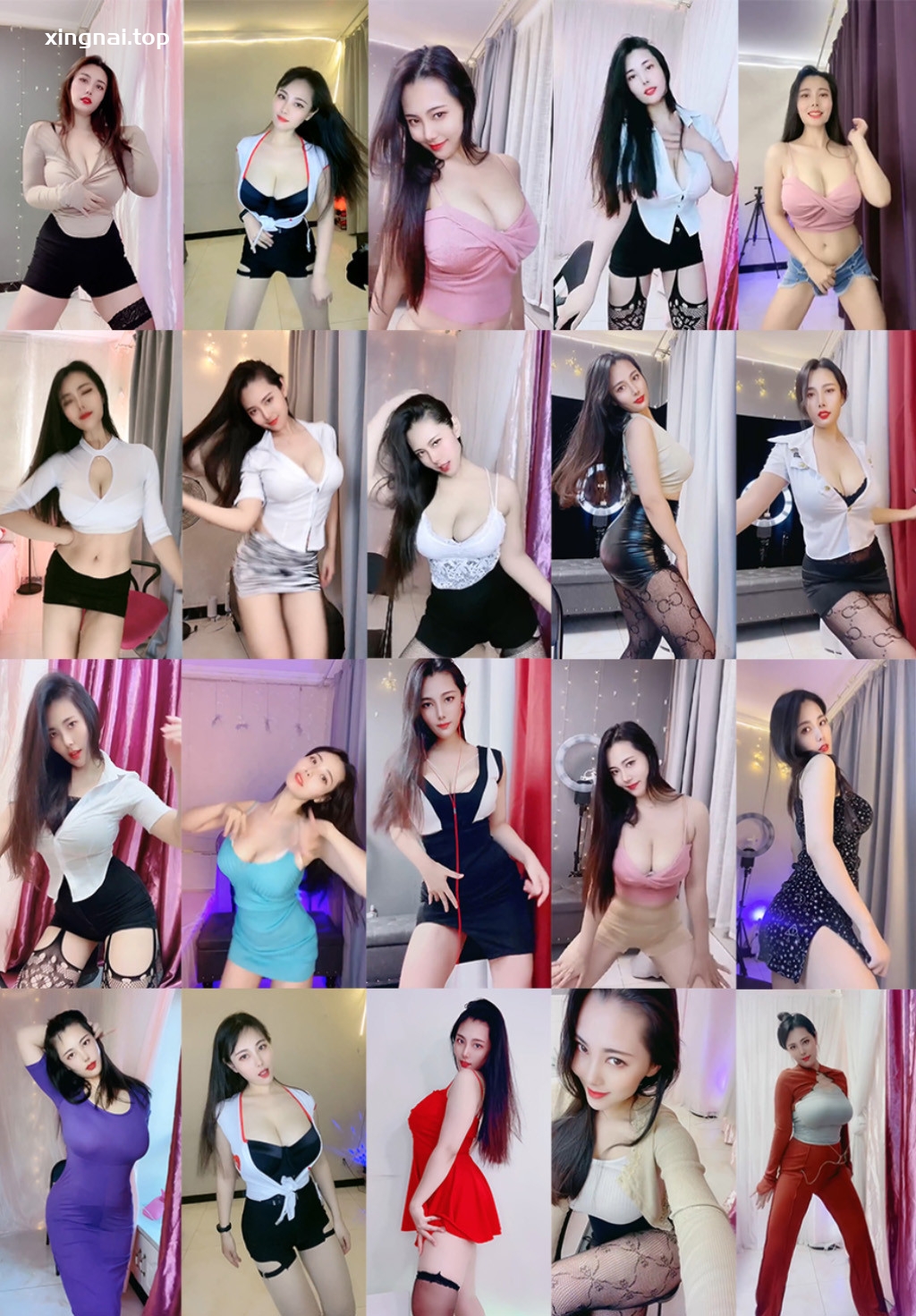 [小姐姐]快手百万粉色安妮朵朵定制舞蹈合集[182V/5.9G]