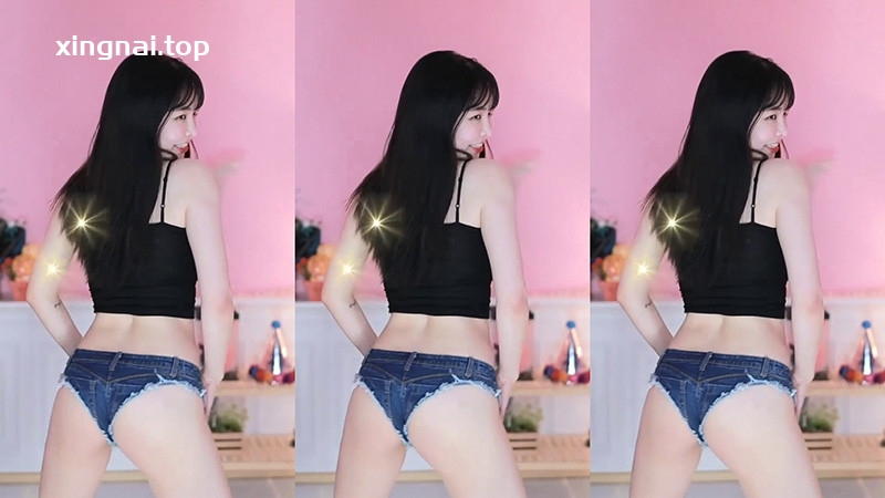 [主播]AfreecaTv韩国BJ哈娜丽牛仔热裤抖臀热舞