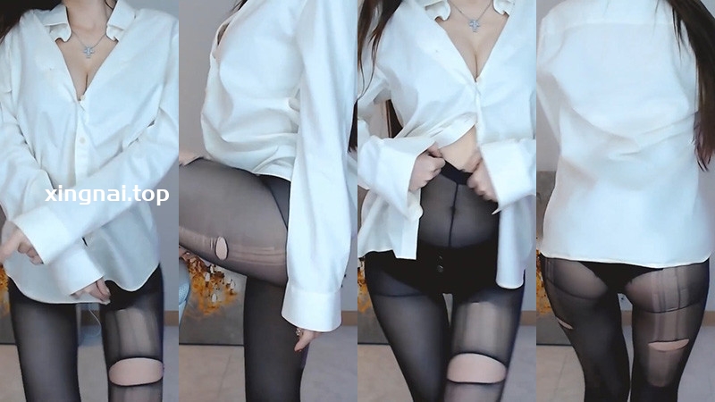 [主播]afreecaTV韩国BJ ahrum0912性感破洞黑丝热舞