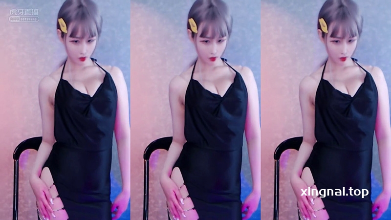 [主播] 虎牙主播鹿野藩高开叉黑裙清凉背 Life’s A Beach