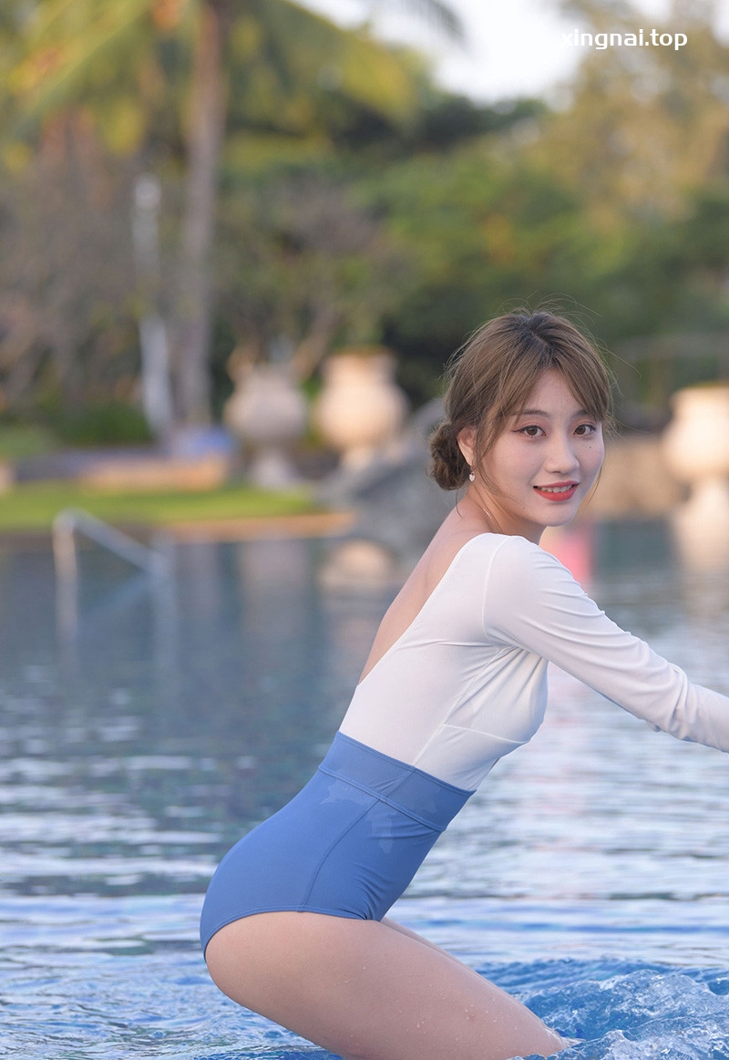 [街拍]483.[视觉冲击旅拍摄影作品]蓝色泳装女孩[图片/视频/20.94GB]