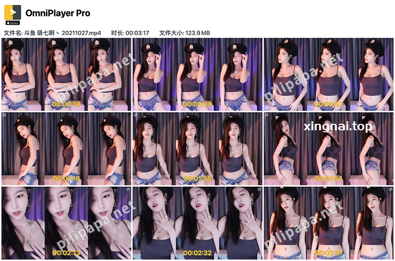 [主播]斗鱼萌七啊超短牛仔热舞