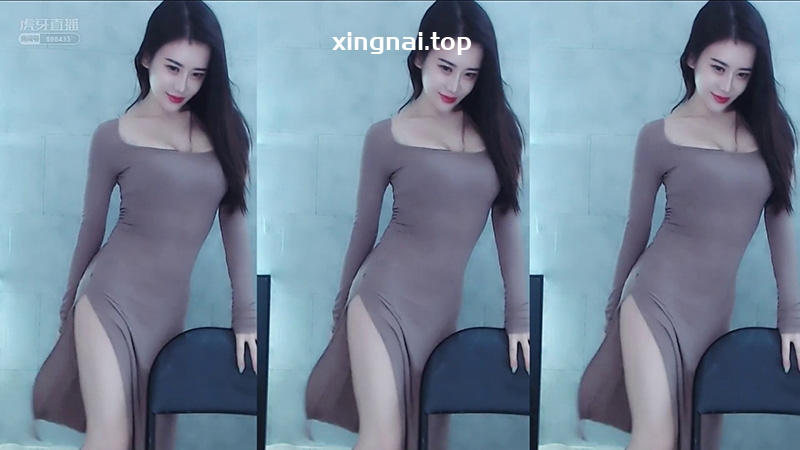 [主播]虎牙织梦珑儿灰色长裙抖胸抖臀热舞