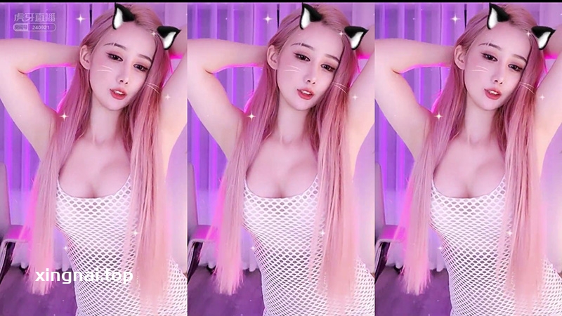 [主播]虎牙 Yz丶是理理吖白色网衣肉丝性感热舞