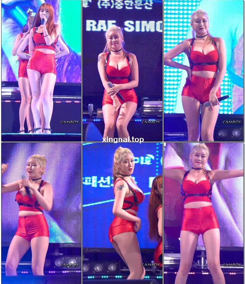 [饭拍]160804韩国女团Pocket Girls现场饭拍秀[2v/323M]