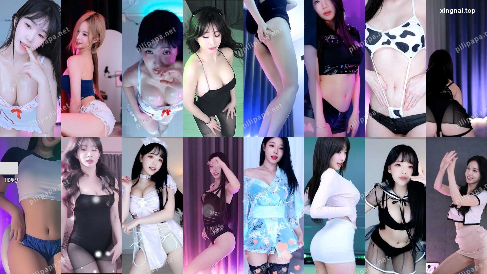 [主播]AfreecaTv韩国BJ 24年2月21日录制舞蹈合集