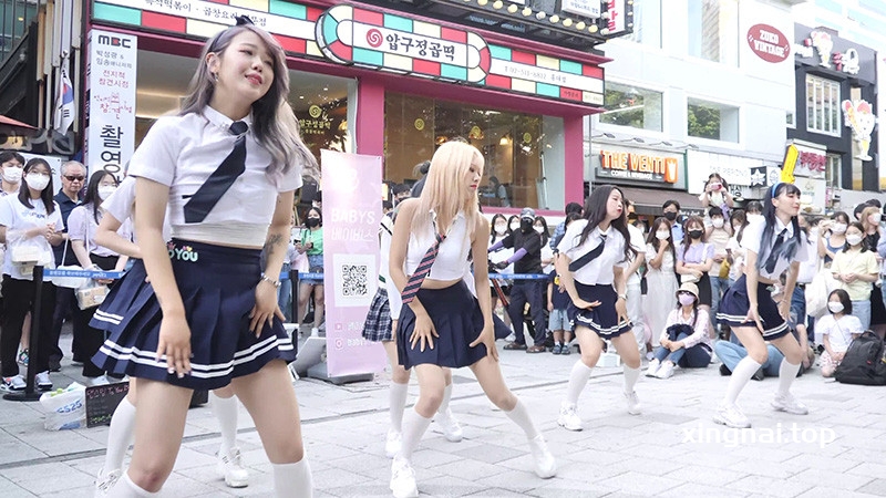 [饭拍]韩国弘大街头Babys to You合作演出