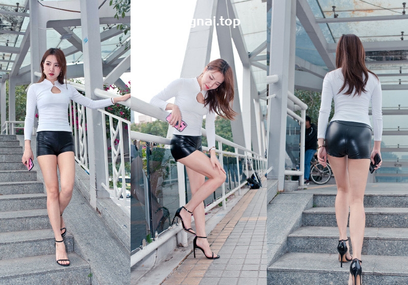 [街拍]F133.皮热裤性感美女[图片/视频/7.15GB]