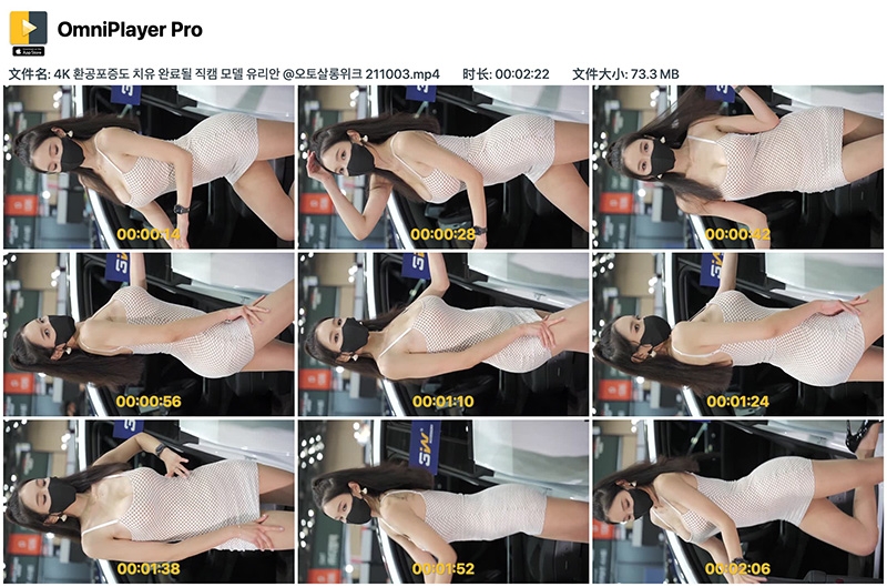 [展会]韩国汽车沙龙模特Yurian深V事业线