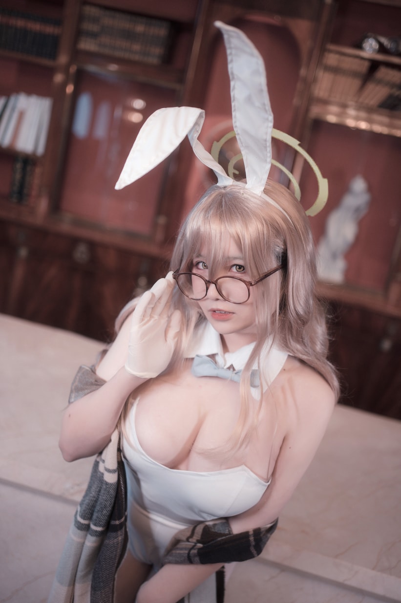 阿半今天很开心 NO.023 蔚蓝档案 室笠茜 兔女郎[47P7V-348MB]