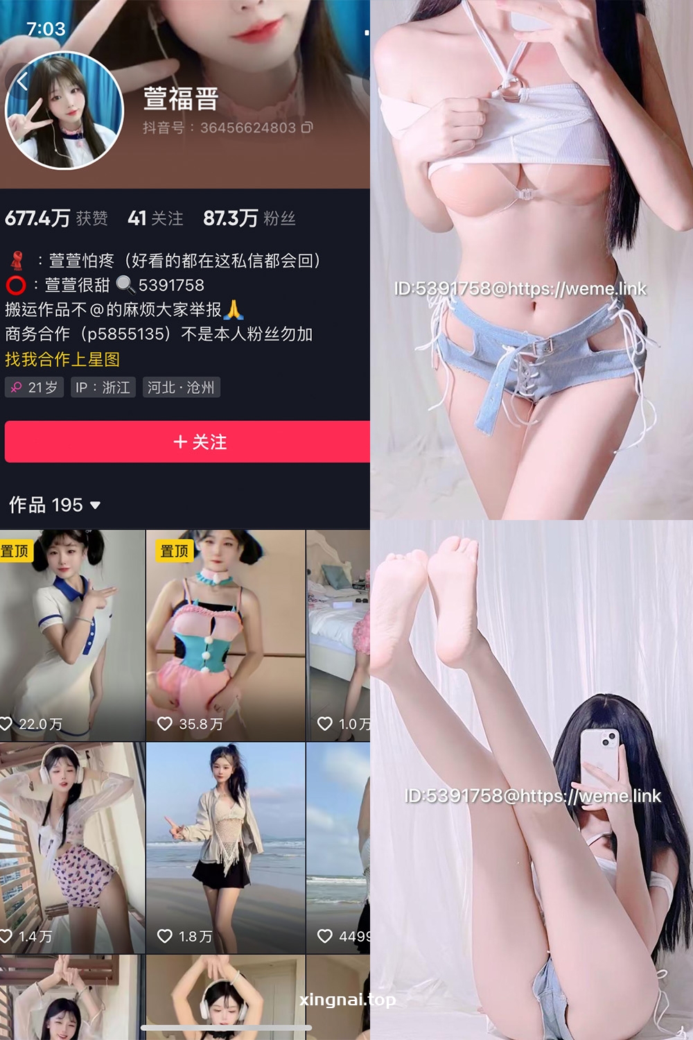 抖音 萱福晋 微密圈 NO.048期 【17P5V】最新至：2024.9.15