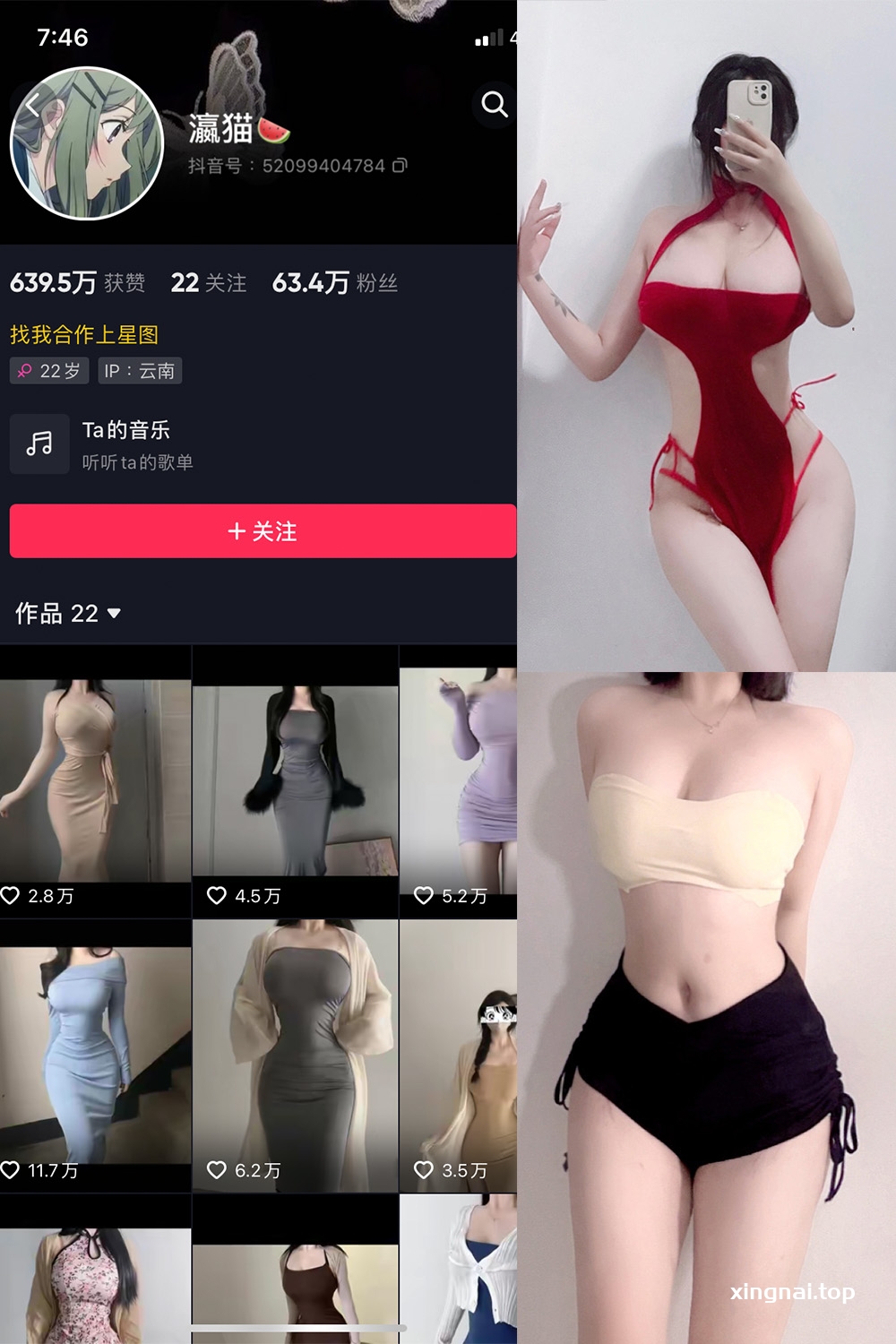 抖音 瀛猫 微密圈  NO.003期 【15P15V】