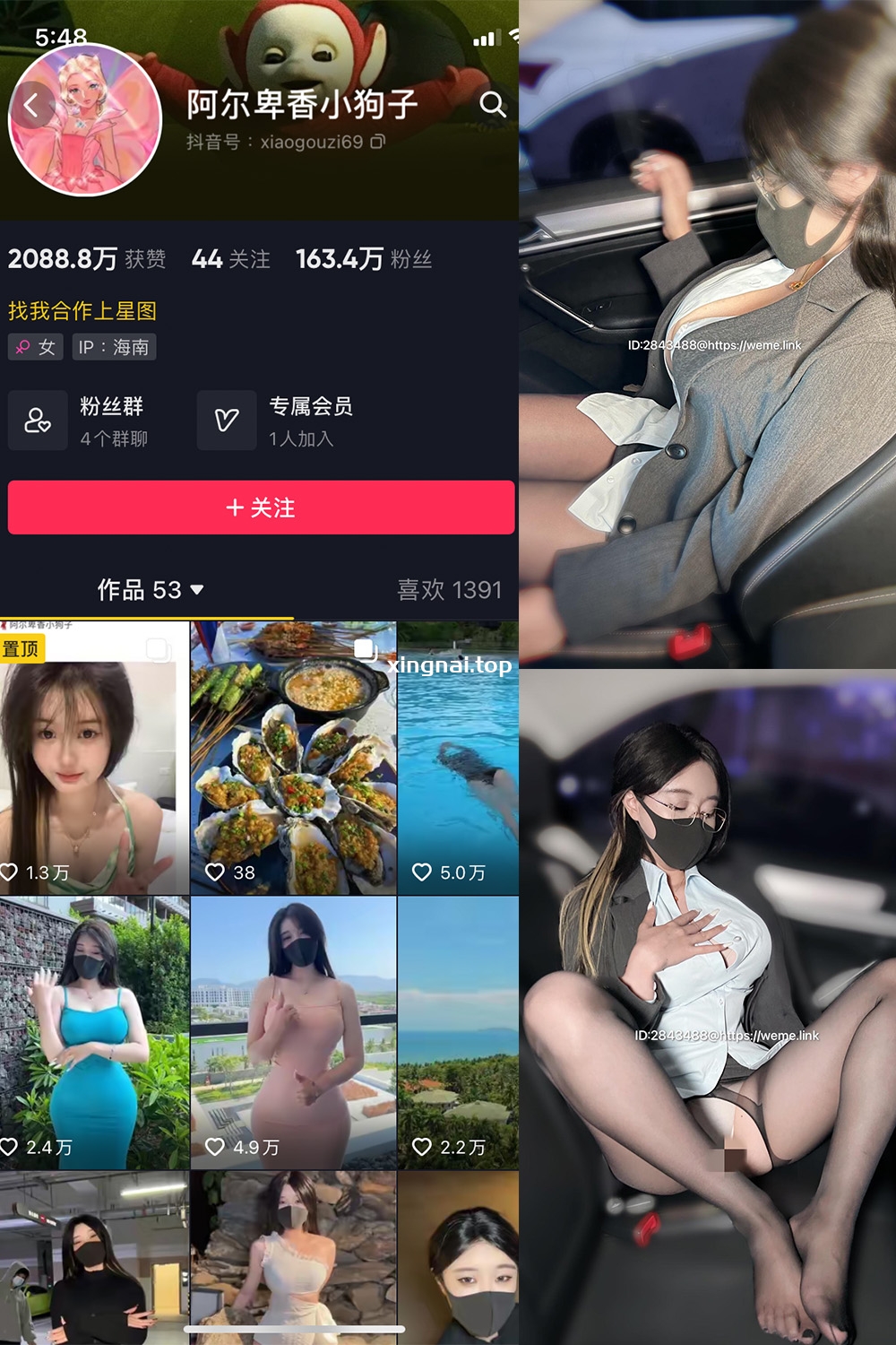 抖音 阿尔卑香小狗子 微密圈  NO.007期 【15P】最新至：2023.6.13