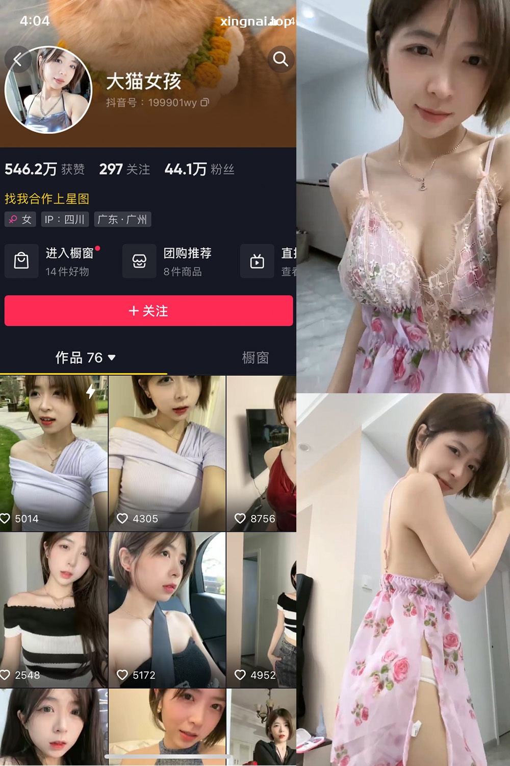 抖音 大猫女孩 微密圈 NO.006期 【17P5V】最新至:2023.6.22