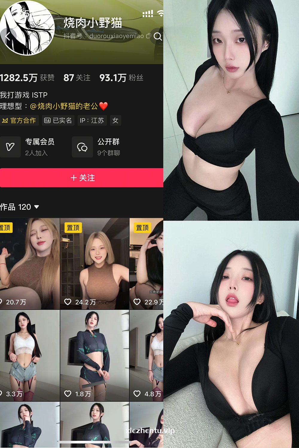 抖音 烧肉小野猫 秘语空间 NO.001期 【12P4V】