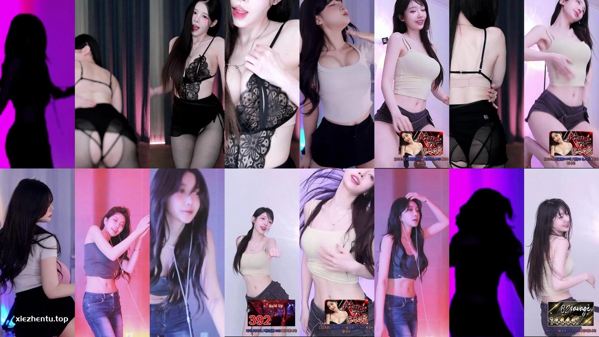 [主播]Sooplive韩国BJ 2025年8月17日录制舞蹈合集